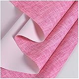 Leder stoff Rosa Kunstleder Möbel Textil Meterware Polsterstoff PU Soft Stoff Wildlederimitat Velours Microfaser Möbelstoff Dicke 0,7mm Breite 137cm 1 Stück=1m (Länge)(Size:2M)