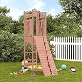 Tidyard Spielturm Mit Kletterwand Holzturm Kletterturm Klettergerüst Spielhaus Set Kinder Garten Massivholz Douglasie
