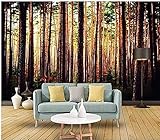 XLMING Woods Art Forest Wallpaper Ölgemälde Schlafsofa TV Hintergrund Wandmalerei Schöne Landschaftstapete-150cm×105cm