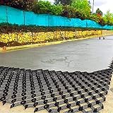 Oupai Das Geogitter Erdnetzstabilisator, Polyethylen 1885 Lbs pro m² Stärke Perfekter Kiesnetz for Terrassen, Schuppen, Hänge, Wege und Parken 2'groß (Color : W X L, Size : 6x9 m/20x30 ft)