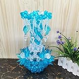 Handmade Craft Beaded Anhänger Große Vase Hochzeit Festliches Geschenk Feier Home Dekoration Wohnzimmer Ornamente (Seeblau)