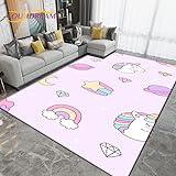 BEPHON Teppich Fußmatten, 3D Cartoon Anime Fußmatte Teppich Wohnzimmer Schlafzimmer Nachttisch rutschfeste Fußmatte Küche Badezimmer 160X200Cm A7440