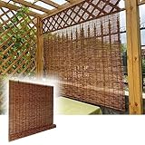 Bambus Rollo Retro Vorhang Bambus Outdoor Raffrollo Bambus Breit 70cm 80cm 90cm 110cm 140cm 150cm 160cm Natürliche Bambusraffrollo Sichtschutz Balkon (Size : 75x155cm)
