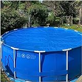 SAFWEL Staubdichter Poolschutz Solarfolie Pool Runde Solar Pool Abdeckung für Oberirdische Pools/Inground Pool, Easy Set Blase Wärmedämmfolie, Staubregendichter Pool (Size : 3m/10ft)