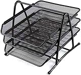 Aktenschrank Aktenschränke Briefablage A4 Dokument Papier Lagerung Manager Schwarz 3 Schichten Büro Home Office Möbel Bücherregal