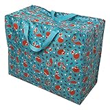 dotcomgiftshop Riesen-Aufbewahrungsbeutel/-tüten mit Tiermotiven, plastik, Rusty The Fox, Jumbo