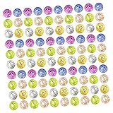 ABOOFAN 100 Stück Karnevalsmünzen Piratenspielzeug Spielzeug Für Kinder Make-Up-Spielzeug Farbige Plastikmünzen Simulationsmünzen Piratenthema Spielschatz Piratendekorationen