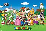 Nintendo - Super Mario Jump and Run Games-Poster Luigi Yoshi Toad Wario - Größe 91,5x61 cm