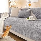 MTHGH Sofabezug Antirutsch,Anti Slip Sofa Cushion,sofaschutz Wasserdicht L Form,sofaschutz Katze Sofaschoner,Couch Bezug Ecksofa Schmutzabweisend Sofaschutz Hund Kratzschutz Katze,B-90x210cm