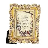 predolo Antiker Fotorahmen, Bilderrahmen, Vintage-Bilderrahmen, Schreibtisch- und Wandbehang, Hochzeitsgeschenk