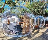 Aufblasbares Blasenzelt Im Freien Für Eine Person EIN Tunnel Aufblasbares Blasenzelt Transparenter Aussichtspavillon Terrasse Hinterhoffestival Sternenbeobachtung Camping Mit Gebläse,5m