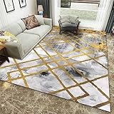 RUGMRZ Vorleger Teppich Abstrakter schmutzabweisender Salon Rugs for Living Room Balkon Dekoration kinderteppich180X250cm