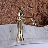 Maifeini  Continental Antike Armaturen_Vergoldete Wasserhähne, Antike Wasserhahn Retro-Grade Mode