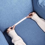 qiden Anti-Rutsch-Schaumstoffe für Stretch Sofabezug, Elastische Schaumstoff-Stab für Sofahusse Couchbezug, DIY rutschfeste Schaum für Relaxsessel L-Form Sofa Abdeckung-14 Pcs