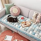 MARCHONE Garden Chic Cotton Protective Couch Cover, Garden Chic Protective Couch Cover, New Magic Sofa Cover (F,90x180 cm / 35.4x70.9 inch)