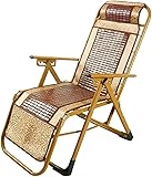 JIBELL Freizeitstuhl Klappstuhl Sonnenliege mit Matte Relaxer Dampfstuhl Verstellbare Rückenlehne Zero Gravity Stuhl (Farbe: Standard)