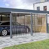 Durchsichtiges Rollo for Pavillon im Freien, durchsichtige Rollos, wasserdichte, Winddichte PVC-Rollos, Balkon-Pergola-Vorhang (Größe : 165cmx305cm/64.96' x120)