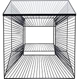 Kare Beistelltisch Dimension 45x45cm, Silber