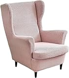 LVTFCO Strecken Ohrensessel Überzug, Spandex-Sessel-Sofa-Schonbezug 2 Stücke Ohrensessel Schonbezug Waschbar Möbel Protector für Wohnzimmer,7