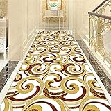 Klassische Wear Resistant Flur Läufer Teppich frei Cut Lange Tür Fußmatten weich und bequem Griffige Bereich Teppich for Treppen/Küche/Hotel Größe: 80x300cm Hall Rugs (Size : 80x300cm)