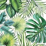 Ambiente Servietten Lunch / Party / Fest Ca. 33x33cm - Tropical Leaves - Tropische Blätter - Ideal Als Geschenk