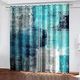HYFBH 2 Panels Verdunkelungsvorhänge 3D-Druck Farbmuster Wohnzimmer Schattenvorhang Anzug Schlafzimmerzubehör Vorhänge Vorhänge WxH/2x150x245cm vorhänge mit ösen