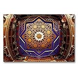 Premium Textil-Leinwand 90 x 60 cm Quer-Format Decke der orientalischen Sauna | Wandbild, HD-Bild auf Keilrahmen, Fertigbild auf hochwertigem Vlies, Leinwanddruck von Jens Schneider