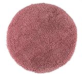PANA Vienna Premium Badematte • Hochfloor Badvorleger • Duschvorleger • WC-Teppich • rutschfest • saugstark • Größe: rund, 70 cm Ø • Farbe: Beere