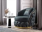 JV Möbel Sessel Chesterfield Sitz Barock Rokoko Design Modern Wohnzimmer Polster Thron