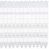 Plauener Spitze by Modespitze, Store Bistro Gardine Scheibengardine mit Stangendurchzug, hochwertige Stickerei, Höhe 90 cm, Breite 144 cm, Weiß