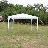 Partyzelt, Einlagig, Freizeitzelt, Pavillon, Partyzelt, Überdachung, Pavillon, 3 X 3 M, Outdoor-Pavillon, Hinterhof-Pavillon, Gartenpavillon, Pavillons