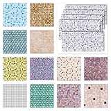 Dekorplatten aus PVC - Dekorative Wandpaneele mit 3D Look als Wandverkleidung - Mosaik Optik (1 Paneel Sparpaket 956 x 480 mm) Verblendstein Backsplash Wandpaneele