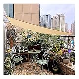 XJJUN Sonnensegel, Outdoor Markise Atmungsaktives Gewebe UV-beständige Pflanzenabdeckung, Für Gartenterrasse Pergola (Color : Beige, Size : 3x4m)