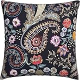 Kissenbezugen Gelbe Paisley-Mimosen-Gänseblümchen-Rosen Zierkissenbezüge Modern Kissenbezüge Süße Kissen Fall 45X45Cm Für Balkon Couch Zimmer Outdoor