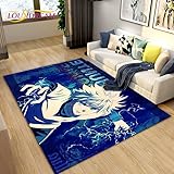 LYPOCS Wohnzimmerteppich 3D-Druckteppich, Visueller Teppich, Anti-Rutsch-Teppich, Badezimmerteppich, Fitnessstudio-Halluzinationsteppich, Anime-Jäger-Teppich 80X150Cm I4172