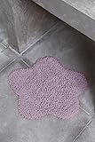Playce Badteppich Badteppich Badteppich Antirutschmatte Badteppich Stern 100% Baumwolle Rosa