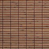 Easy-Shadow Hochwertiges Holzrollo Holz-Rollo mit Seitenzug 80 x 170 cm / 80x170 cm in der Farbe braun - Bambus Holz Rollo für Fenster und Tür - Bedienseite rechts