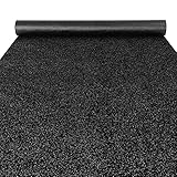 ANRO Fußmatte Schmutzfangmatte Teppich Läufer Sauberlaufmatte Indoor Outdoor Flur Eingang Poet Schwarz 100x200cm