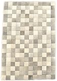 generisch KUHFELL Teppich GRAU Natur Patchwork CA. 120 x 180 cm Fell Teppich VON KUHFELLE online