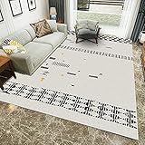 Moderner minimalistischer Wohnzimmerteppich Nordic Ins geometrisches Muster Teppich Fußmatten Schlafzimmer Nachttisch Vollhaus Teppich Hirsch Version Fußmatten Eingang Kleine Fußmatten