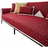 PRMTYUP Sofabezug/SofabezüGe/SchutzhüLlen, Superweiches, Dickes FlanellWarme WüRfe/Sofaschutz, Bequemer PlüSch rutschfeste Decke, MöBelschutz FüR Wohnzimmer,D,90x210cm