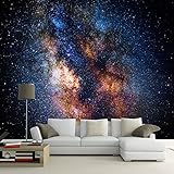 Individuelle Fototapeten 3D Kreative Schöne Galaxie Fototapeten Wohnzimmer Tv Sofa Schlafzimmer Arbeitszimmer Dekor Abziehen Und Aufkleben Wandfoto Abnehmbare Wandposter Selbstklebende Wandkunst