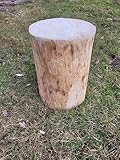 Kistenkolli Altes Land Holzstamm Sitzhocker gehobelt Durchmesser ca 28-30cm