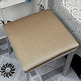 TENREV Quadratisch/Atmungsaktiv/Sitzkissen/mit Krawatten/Abnehmbar/Stuhl pad/bequem/Stuhl pad/für/Zuhause/Büro/Outdoor,Braun,40 * 40