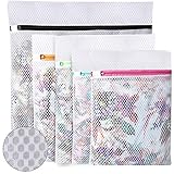 Amazon Brand - Umi Honeycomb Mesh Wäschesack zum Aufbewahren oder Waschen von empfindlicher Bluse, Strumpfwaren, Unterwäsche und BH, Premium-Wäschesäcke für die Aufbewahrung von Reisen - 5er-Set
