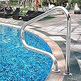 FABIIA Schwimmbad-Handlauf, Schnellmontage-Schwimmbad-Handlauf Für Inground-Pool/Spa/Wasserpark, Stabiler Edelstahl Mit Tragkraft Von 250 Pfund, 1,0 Mm (1,0 Mm) (1,0 Mm)/1,0 Mm