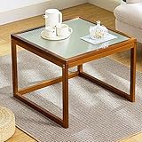 Beistelltisch, Sofatische, Schlafzimmer, Schreibtisch, 2-teilig, Kaffee- und Beistelltische für Wohnzimmer, Wohnzimmer, Wandtisch, Esszimmer, Zuhause, dunkle Walnuss (Color : Brown