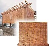 ZCX Rollläden, Lichtfilterung, Fensterrollo, Rollo, Sichtschutz, Sonnenschutz für Außenbereich/Garten/Terrasse/Galerie, Rollladen (Größe: B 90 x H 180 cm)