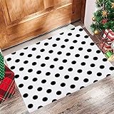 Badezimmerteppich 60x100 cm,Badematte rutschfest,Weicher Badvorleger,Großer runder runder minimalistischer moderner Kunstdruck und n,Mikrofaser Absorbent Badteppich für Badewanne,Dusche und Badezimmer