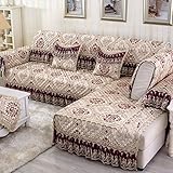Sofa überzug,sofaläufer,Sofa bezug,Modische Spitze Sofa Protector,Eckcouch Schonbezug,L-förmige Sofa Überwurf,Sofa Schonbezüge für Leder Couch Stoff Sofa-D_80 * 160 cm + 18 cm